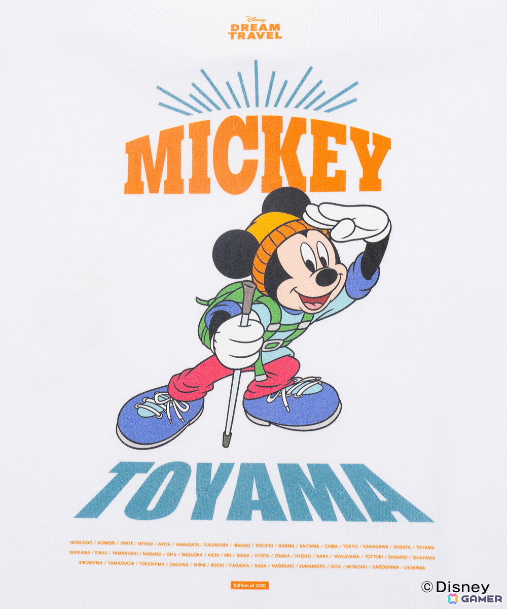 47都道府県のご当地ディズニーTシャツが12月20日よりZOZOTOWN限定で抽選販売――合計2,020点限定で都道府県別人口の割合に基づいた数量で製作の画像56