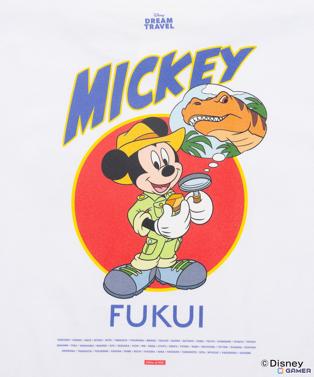 47都道府県のご当地ディズニーTシャツが12月20日よりZOZOTOWN限定で抽選販売――合計2,020点限定で都道府県別人口の割合に基づいた数量で製作の画像63