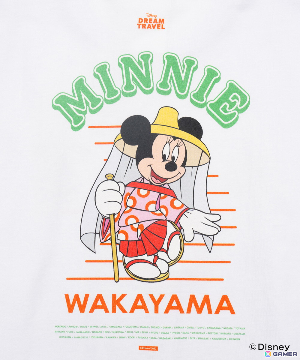 47都道府県のご当地ディズニーTシャツが12月20日よりZOZOTOWN限定で抽選販売――合計2,020点限定で都道府県別人口の割合に基づいた数量で製作の画像99