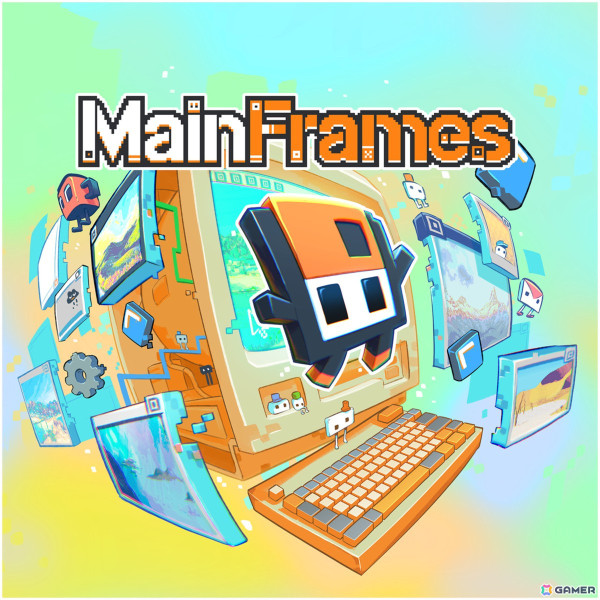 アクションパズル「MainFrames」のSwitch版が2025年3月に配信！小さくてキュートなフロッピーディスクとデジタル世界の旅への画像1