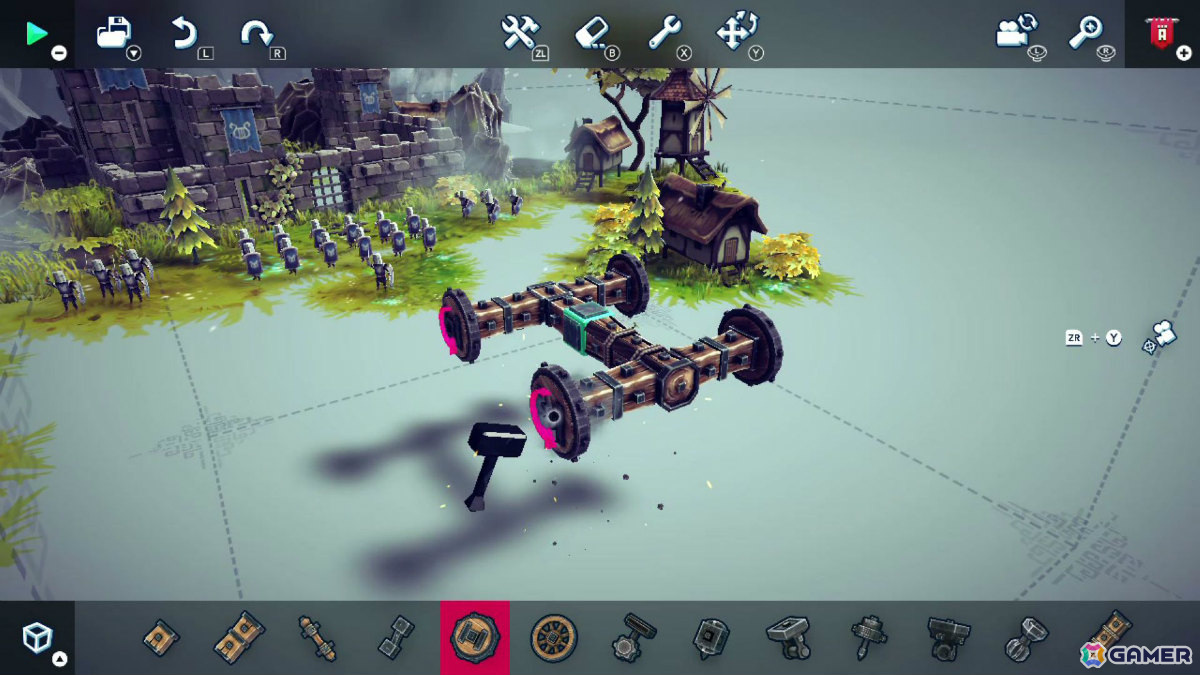 自作の最強マシンで全てを破壊するビルド＆シミュレーション「Besiege - ビシージ -」PS5/PS4/Switch版が発売！の画像4