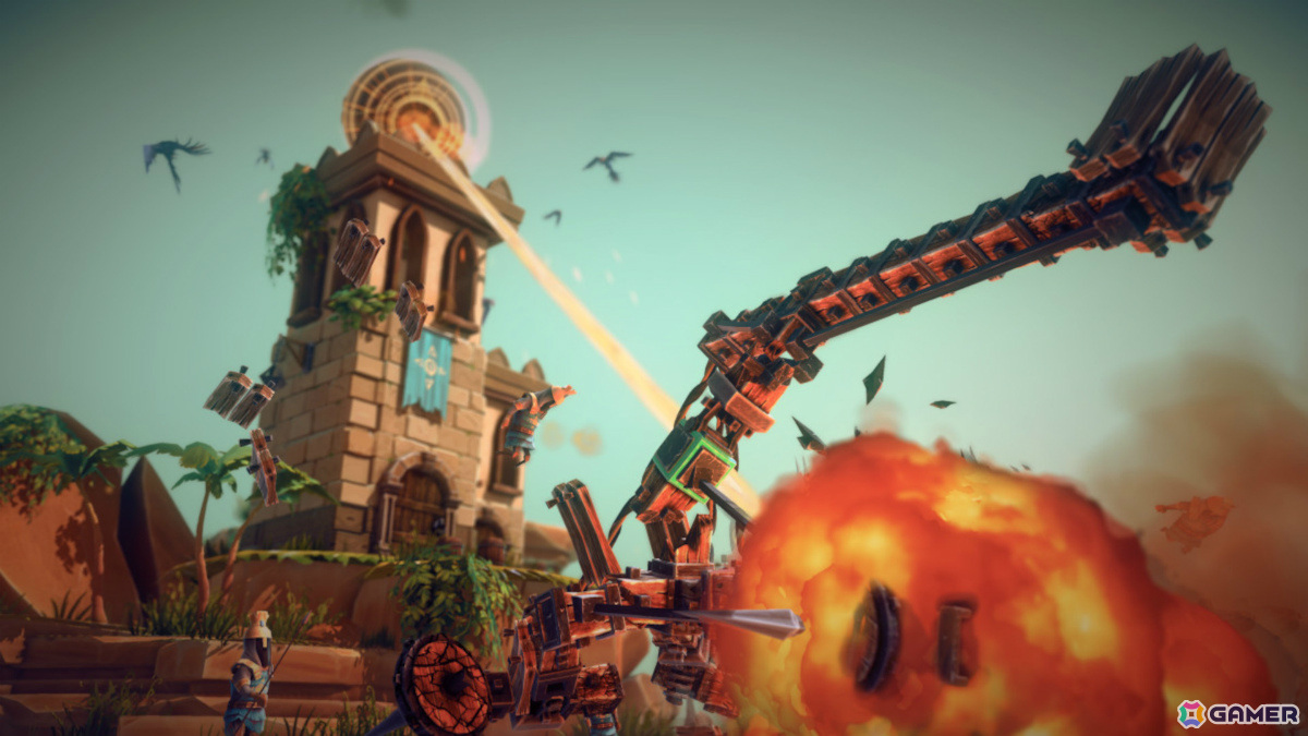 自作の最強マシンで全てを破壊するビルド＆シミュレーション「Besiege - ビシージ -」PS5/PS4/Switch版が発売！の画像5