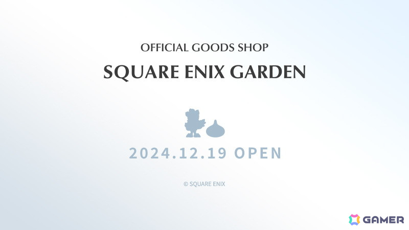 スクウェア・エニックスのオフィシャルグッズショップ「SQUARE ENIX GARDEN」はいよいよ12月19日にオープン！ノベルティ配布やロゴグッズの販売もの画像