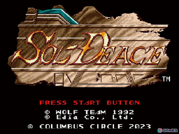 国内初登場となるメガドライブ用ソフト「SOL-DEACE」が2025月3月上旬に発売！敵キャラクターの多関節アクションが話題となった海外発の本格2Dシューティングの画像3