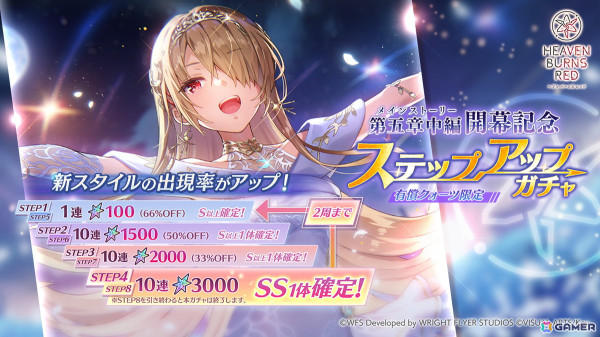 「ヘブバン」メインストーリー第五章中編「世界の終わりと白の呪文」Part1が追加！新衣装のSS茅森月歌がピックアッププラチナガチャに登場の画像11