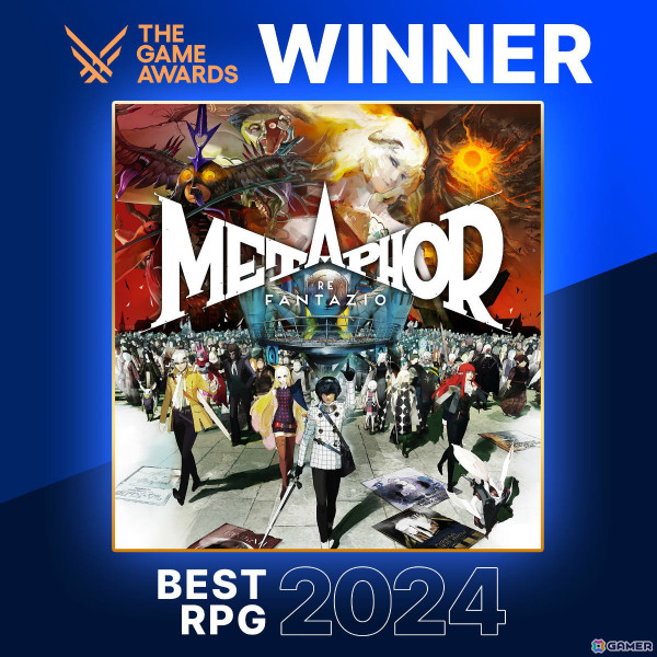 「メタファー：リファンタジオ」がThe Game Awards 2024で「BEST RPG」「BEST ART DIRECTION」「BEST NARRATIVE」を受賞！の画像1