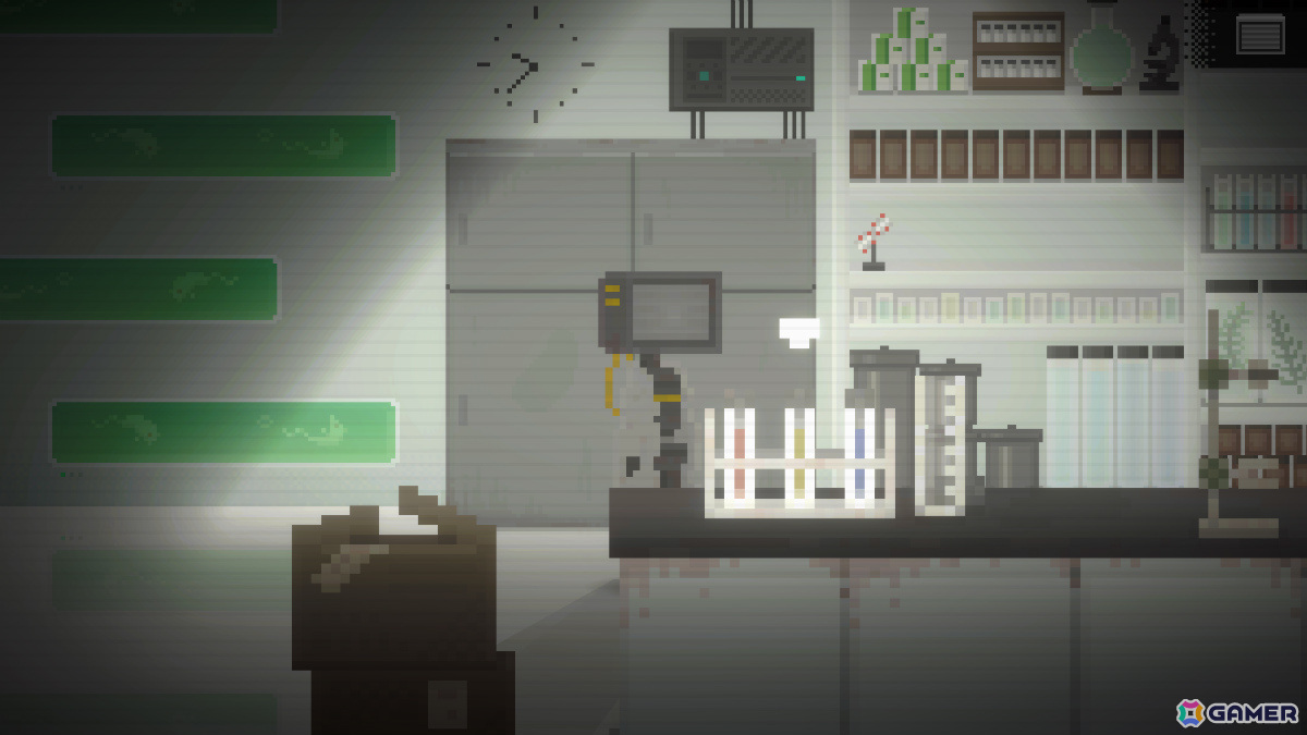 記憶を失くしたロボットが“愛”を知るドット絵ADV「人のいない世界に」のSteamページが公開の画像