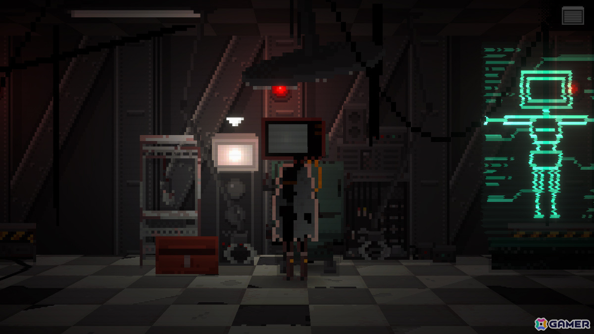 記憶を失くしたロボットが“愛”を知るドット絵ADV「人のいない世界に」のSteamページが公開の画像