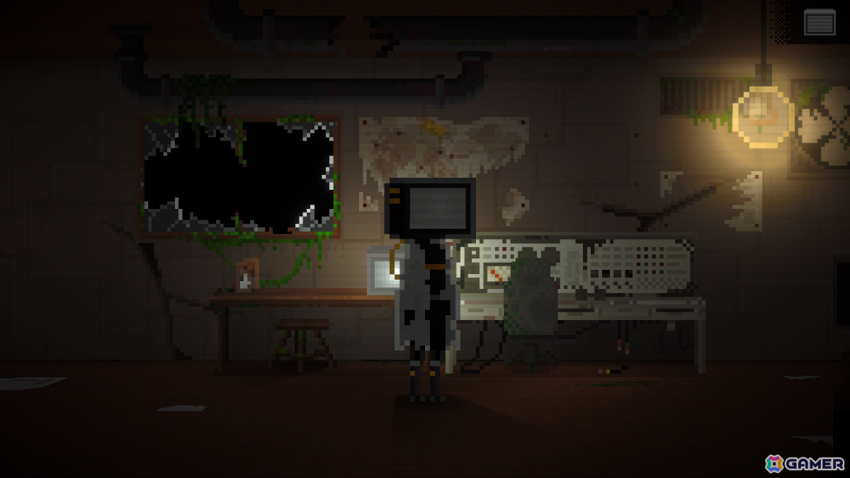 記憶を失くしたロボットが“愛”を知るドット絵ADV「人のいない世界に」のSteamページが公開の画像