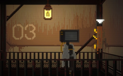 記憶を失くしたロボットが“愛”を知るドット絵ADV「人のいない世界に」のSteamページが公開