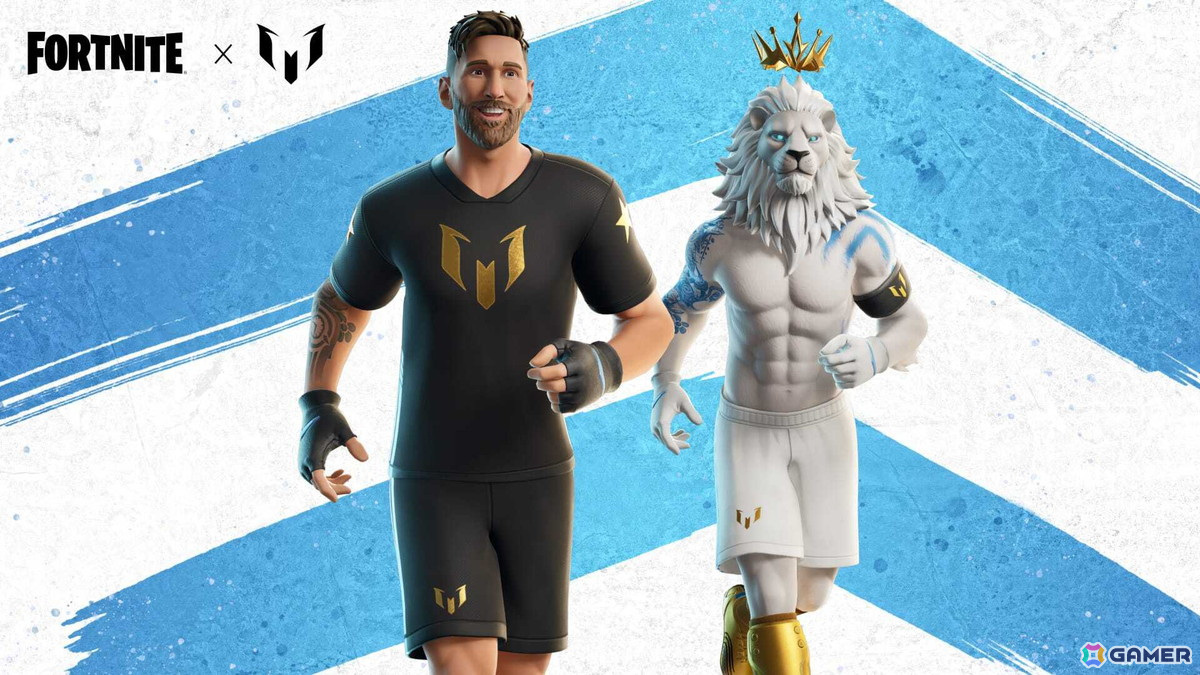 「フォートナイト」にメッシ選手が登場!2種のコスチュームや装飾アイテムを含んだバンドルが販売の画像