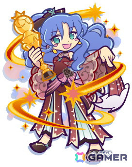 「ぷよクエ」11周年記念キャラクター人気投票であか属性1位の「ルルー」、2位の「アミティ」、3位の「りんご」が特別なコスチュームで登場！の画像6