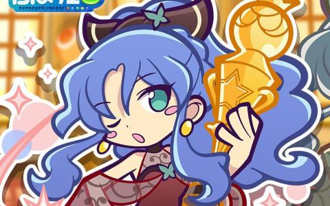 「ぷよクエ」11周年記念キャラクター人気投票であか属性1位の「ルルー」、2位の「アミティ」、3位の「りんご」が特別なコスチュームで登場！
