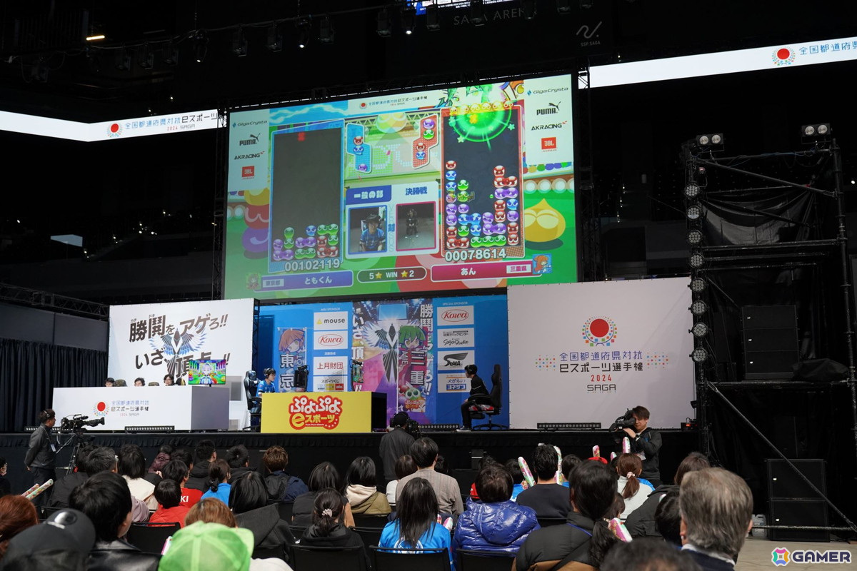 一般の部 決勝の様子（左からともくん選手、あん選手）