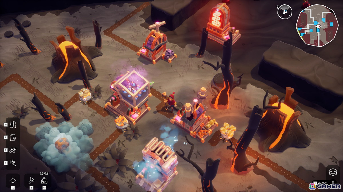 「Oddsparks: An Automation Adventure」アップデート「Hot ＆ Cold」が配信！火山洞窟と氷河高地が追加の画像