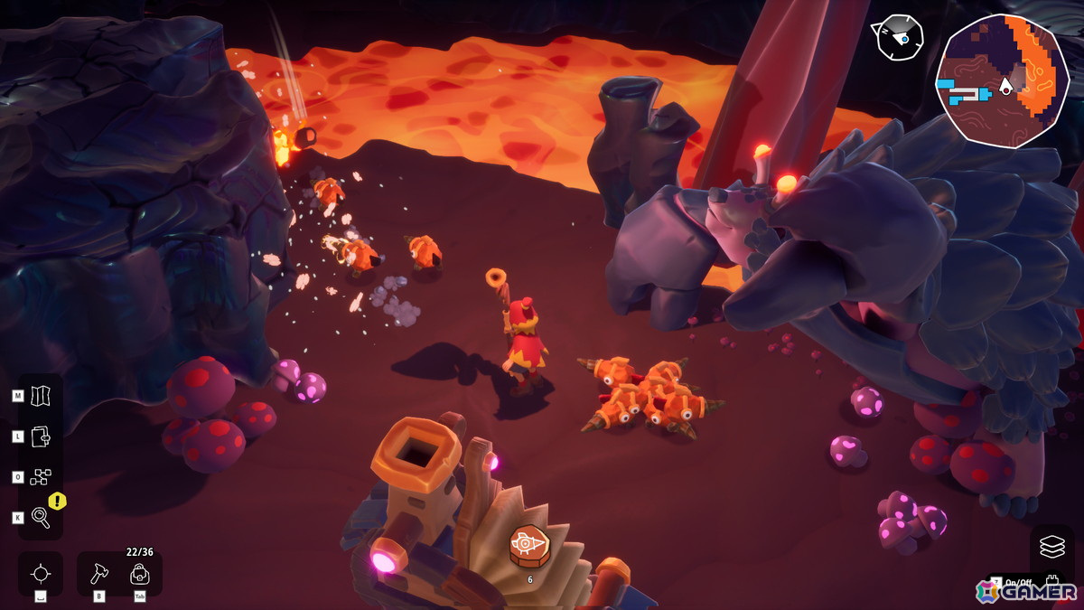 「Oddsparks: An Automation Adventure」アップデート「Hot ＆ Cold」が配信！火山洞窟と氷河高地が追加の画像