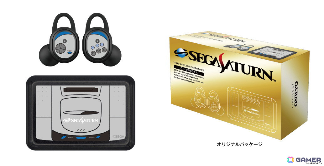 「セガサターン」コラボモデルの完全ワイヤレスイヤホンが12月19日より数量限定で販売！起動音やシステム音も搭載の画像