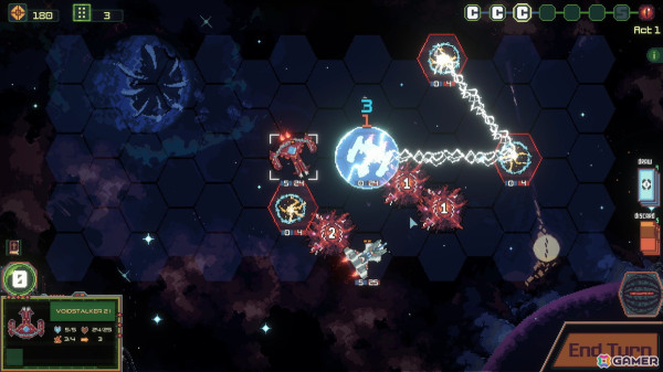 科学とコズミックホラー要素が融合したデッキ構築型SLG「Starless Abyss」のベータテストが開始！日本語にも対応の画像5