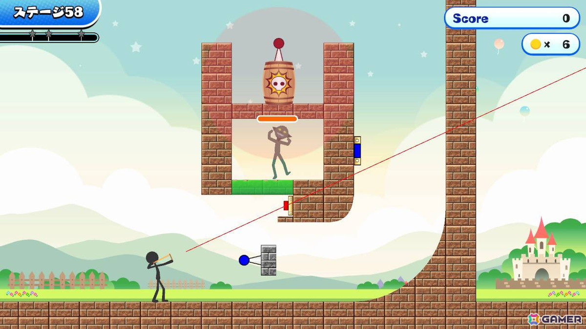「どこかで見たあのゲームたちを棒人間で作ってみたけれど、果たしてあなたはクリアできるのか？1+2」が発売！全10種類、合計500ステージの“あのゲー”を収録の画像3