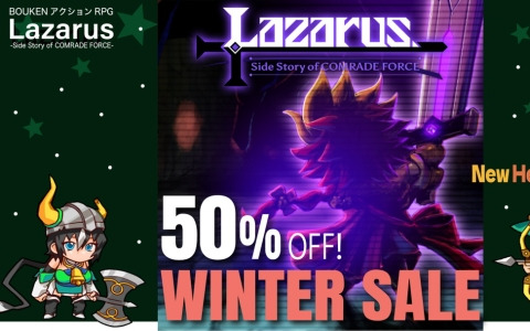 BOUKENアクションRPG「Lazarus -Side Story of COMRADE FORCE-」がSteamウィンターセールに登場！2025年1月3日までは50％OFFで購入できる