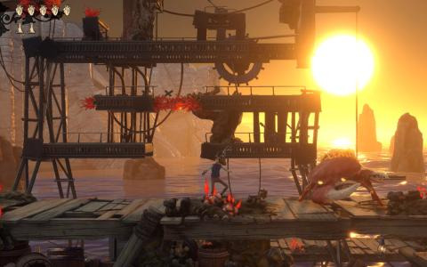 PS5/PS4版「Venture to the Vile」が発売！奇妙な街「レイニーブルック」を舞台に行方不明の親友を探す2.5Dメトロイドヴァニア
