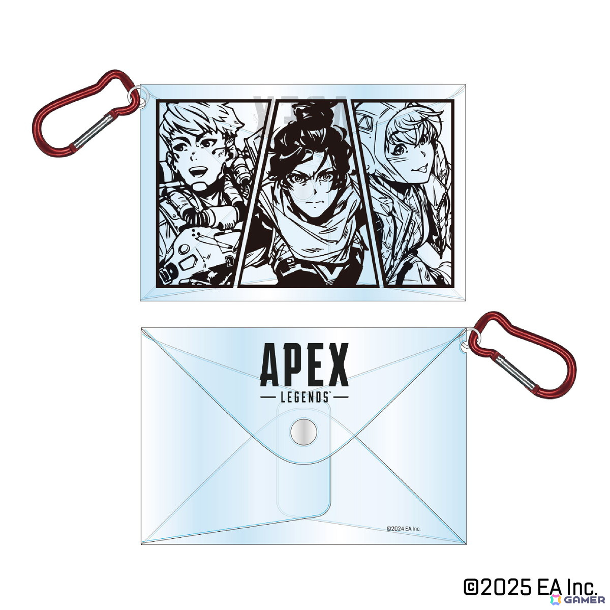 Apex Legends」のバナーアクリルスタンド、クリアマルチケース、トート