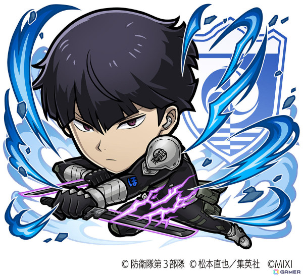 「コトダマン」とアニメ「怪獣8号」の初コラボが12月25日より開催！カフカやレノ、キコル、ミナ＆宗四郎などが登場の画像6