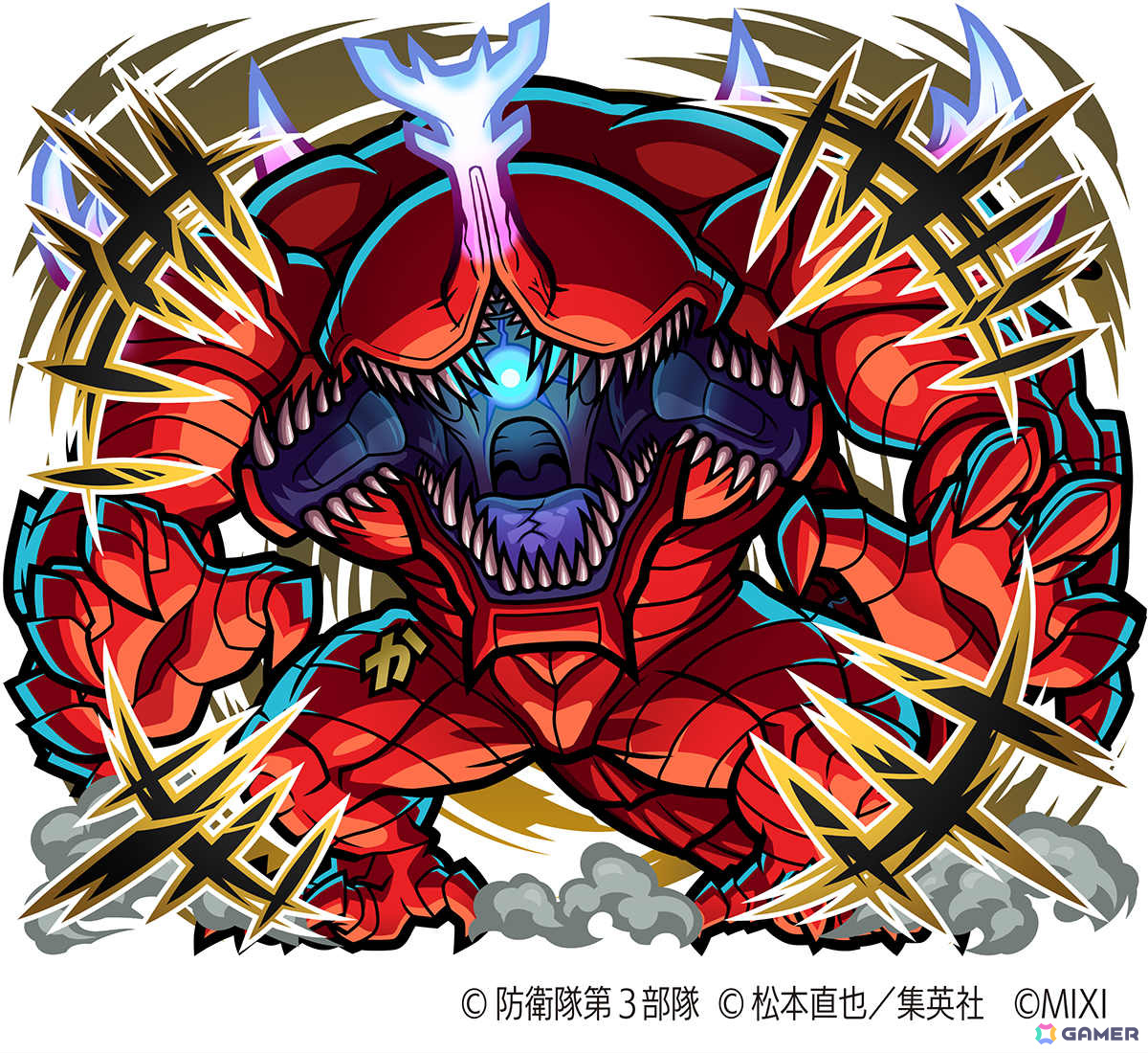 「コトダマン」とアニメ「怪獣8号」の初コラボが12月25日より開催!カフカやレノ、キコル、ミナ&宗四郎などが登場の画像