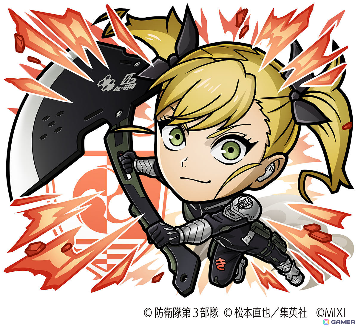 「コトダマン」とアニメ「怪獣8号」の初コラボが12月25日より開催!カフカやレノ、キコル、ミナ&宗四郎などが登場の画像