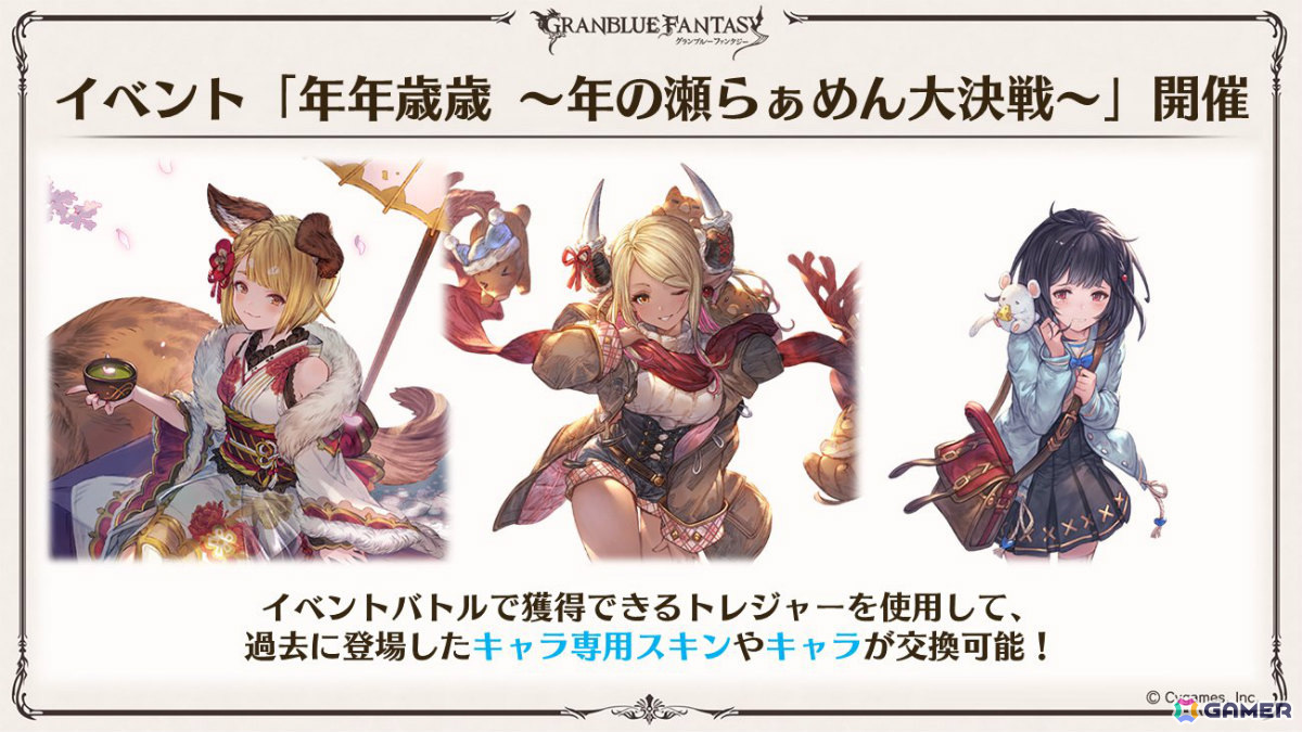 「グラブル」新十二神将「インダラ(CV:中島由貴)」が12月31日に登場!パーシヴァル、ホルス、ニオの迎春スキンやシンダラの最終上限解放もの画像