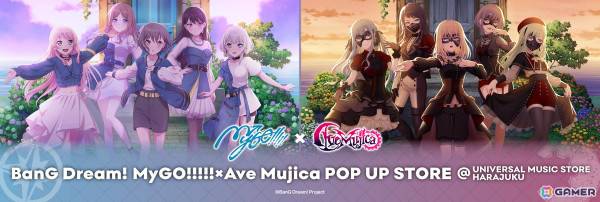「BanG Dream! MyGO!!!!!×Ave Mujica  POP UP STORE at UNIVERSAL MUSIC STORE HARAJUKU」が2025年1月6日より開催！の画像1