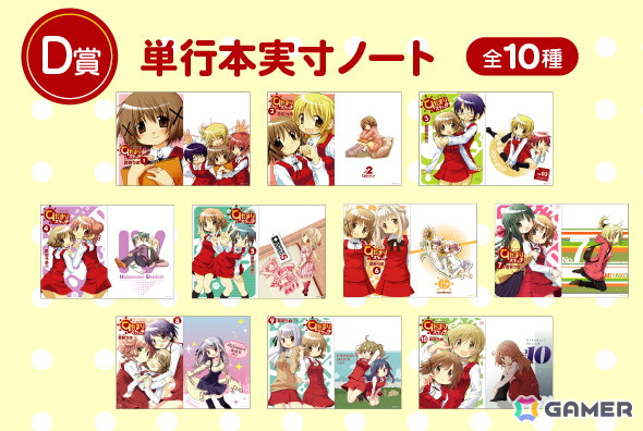 ひだまりスケッチ　オンラインくじ　S賞　キャラファイングラフ20周年版権 蒼樹うめさんによる漫画「ひだまりスケッチ」連載20周年を記念した