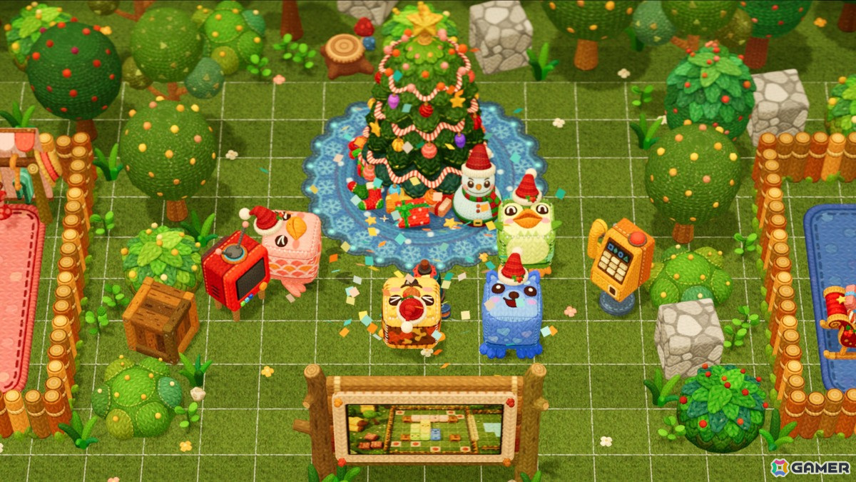 協力アクションパズル「オール・ユー・ニード・イズ・ヘルプ　せーのでもふくるポン！」にホリデーシーズンが到来！の画像