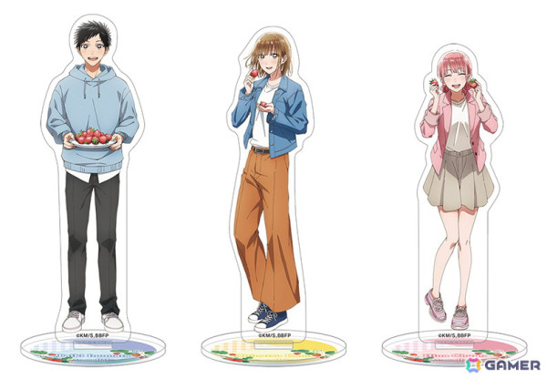 アニメ「アオのハコ」ウィンターフェア 2025 in アニメイトが2025年1月11日より開催！“いちご狩り”をテーマにした大喜・千夏・雛の描きおろしイラストもの画像3