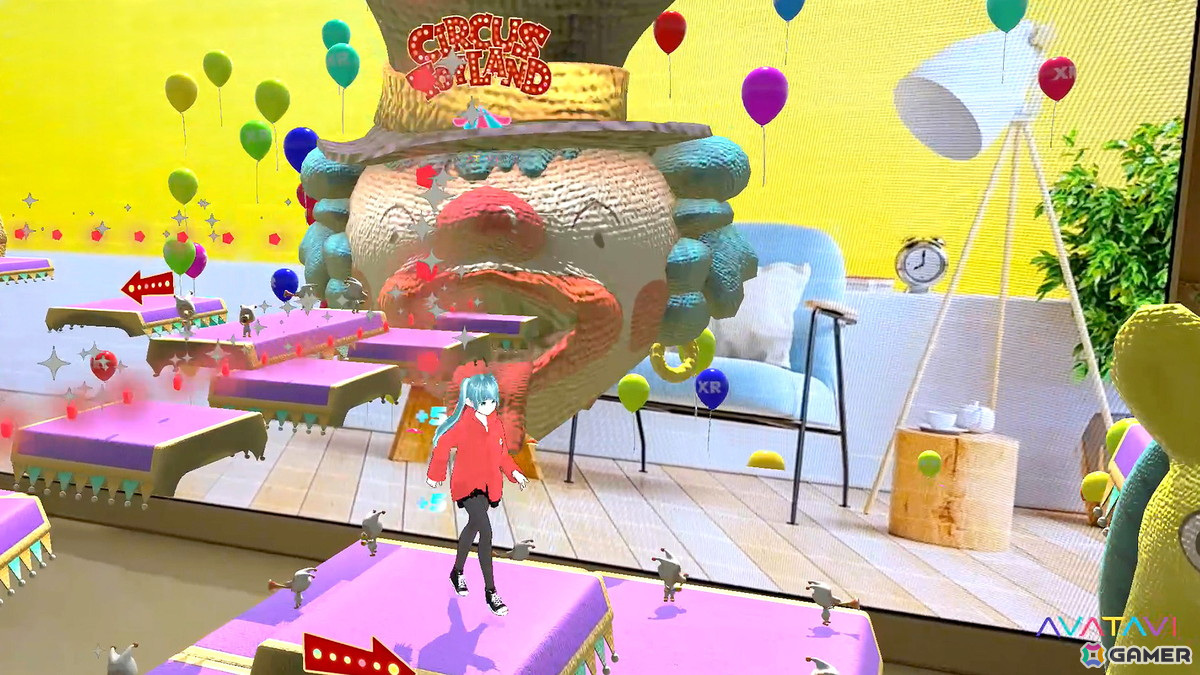 ARアクションゲーム「Circus Toyland」が秋葉原駅構内のXR BASEにAVATAVIスポットとして登場！スマホでもプレイできるの画像