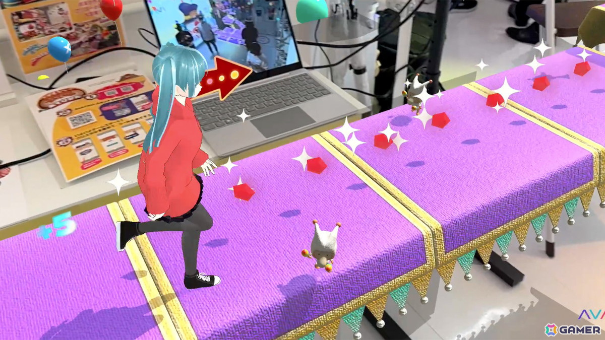 ARアクションゲーム「Circus Toyland」が秋葉原駅構内のXR BASEにAVATAVIスポットとして登場！スマホでもプレイできるの画像