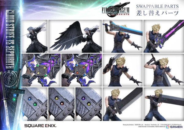 「ファイナルファンタジーVII リバース」よりクラウドとセフィロスの1/4スケールフィギュアが「スクウェア・エニックス マスターライン」の新作として登場！の画像58
