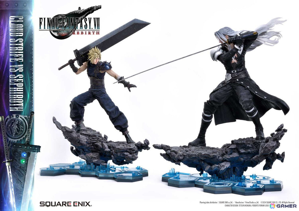 「ファイナルファンタジーVII リバース」よりクラウドとセフィロスの1/4スケールフィギュアが「スクウェア・エニックス マスターライン」の新作として登場！の画像48