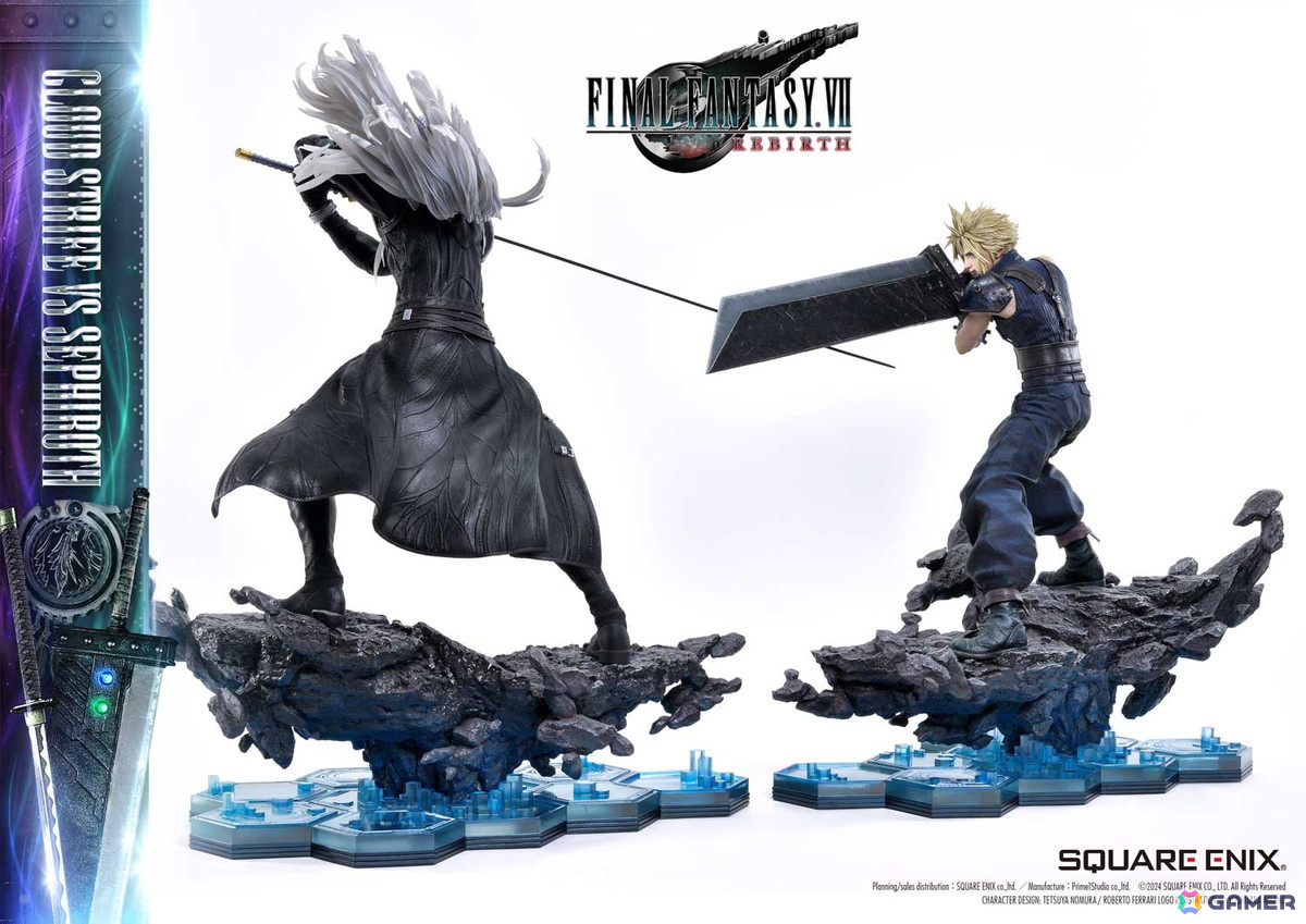 「ファイナルファンタジーVII リバース」よりクラウドとセフィロスの1/4スケールフィギュアが「スクウェア・エニックス マスターライン」の新作として登場！の画像49