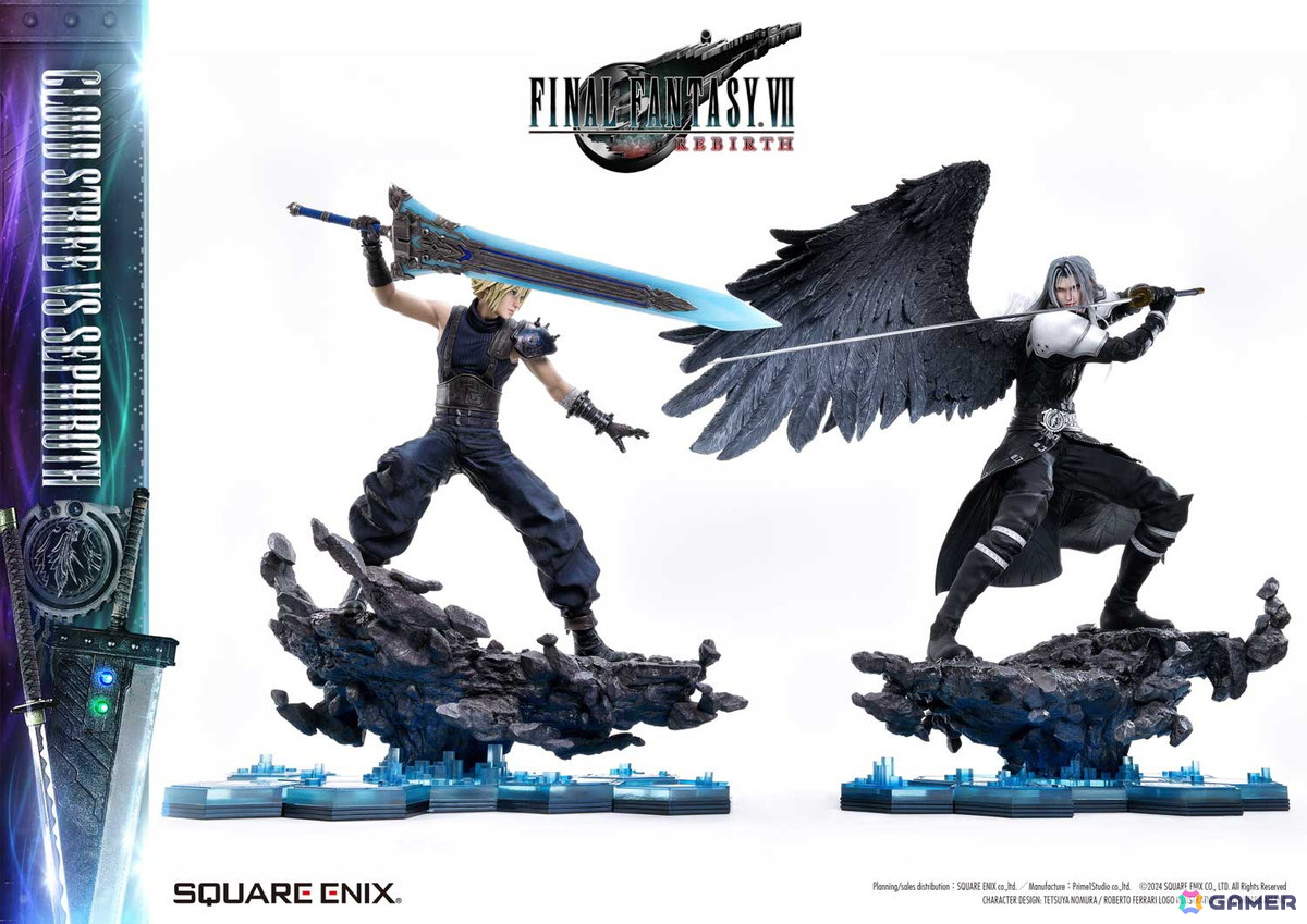 「ファイナルファンタジーVII リバース」よりクラウドとセフィロスの1/4スケールフィギュアが「スクウェア・エニックス マスターライン」の新作として登場！の画像50