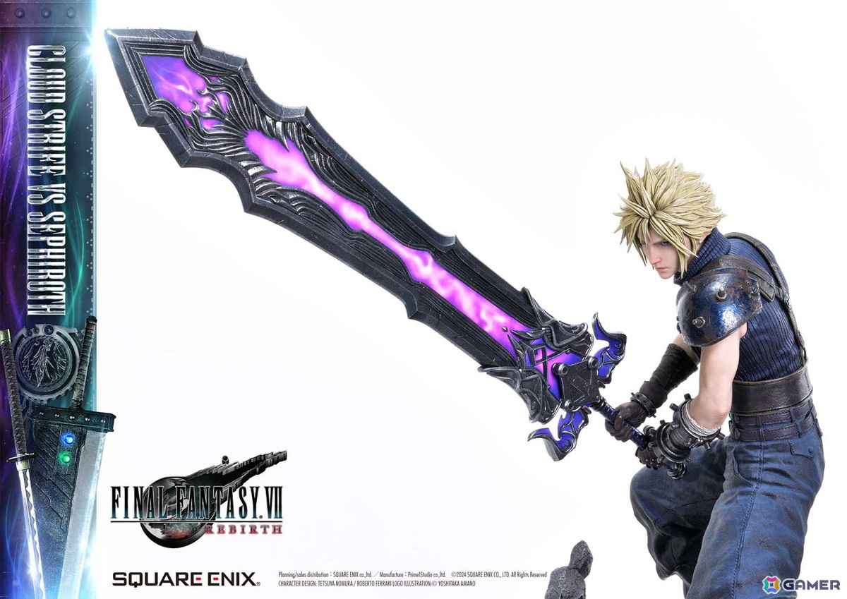 「ファイナルファンタジーVII リバース」よりクラウドとセフィロスの1/4スケールフィギュアが「スクウェア・エニックス マスターライン」の新作として登場！の画像53