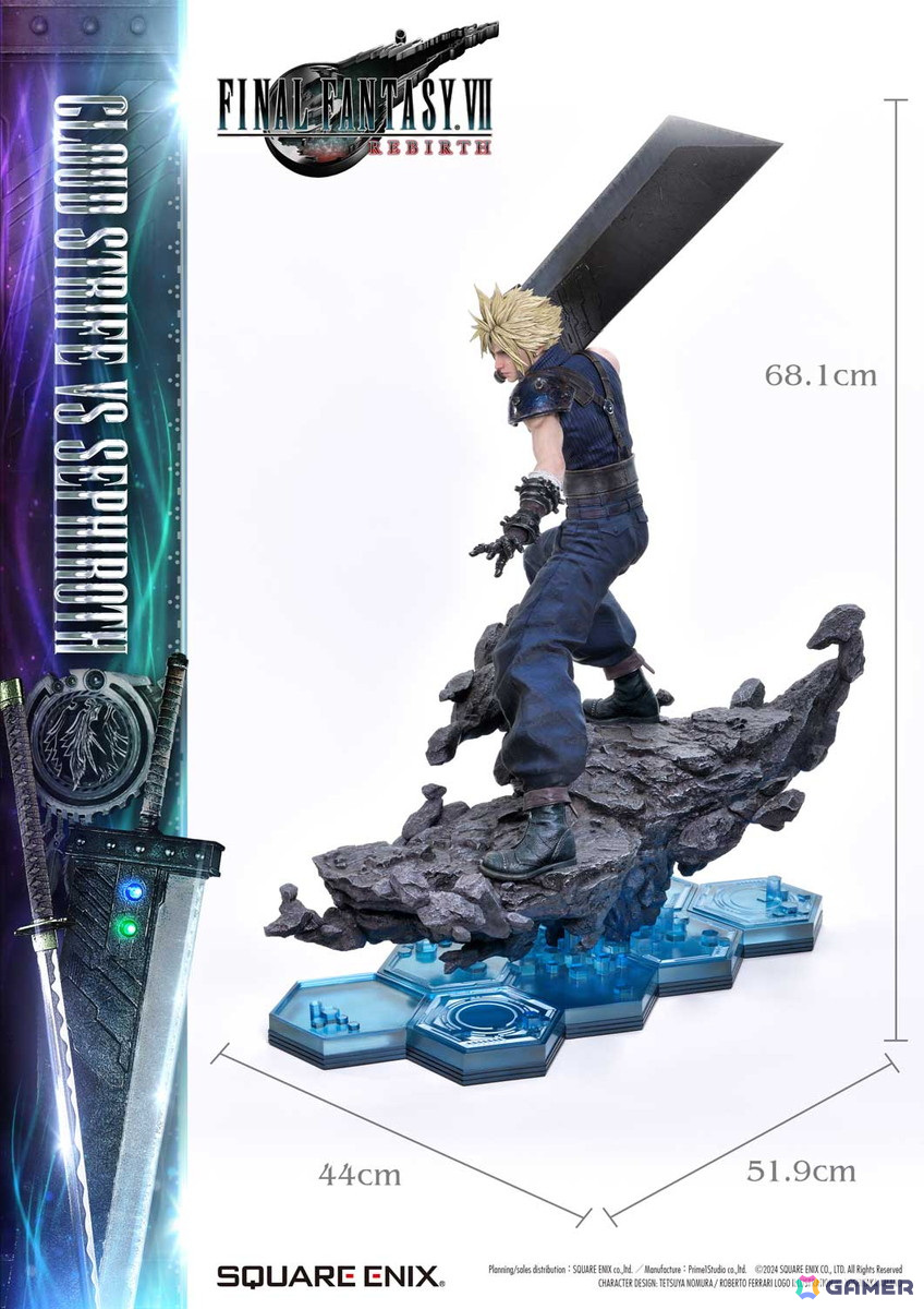 「ファイナルファンタジーVII リバース」よりクラウドとセフィロスの1/4スケールフィギュアが「スクウェア・エニックス マスターライン」の新作として登場！の画像54