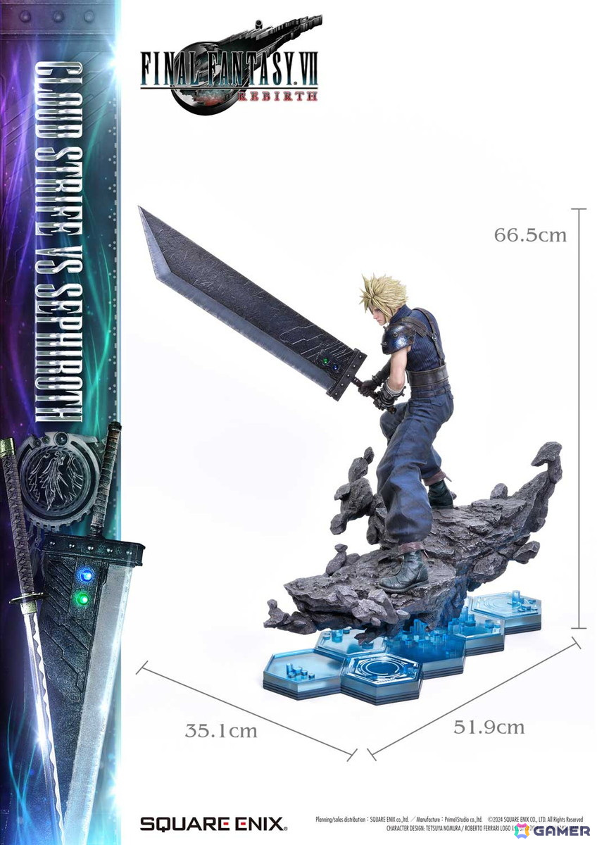 「ファイナルファンタジーVII リバース」よりクラウドとセフィロスの1/4スケールフィギュアが「スクウェア・エニックス マスターライン」の新作として登場！の画像55