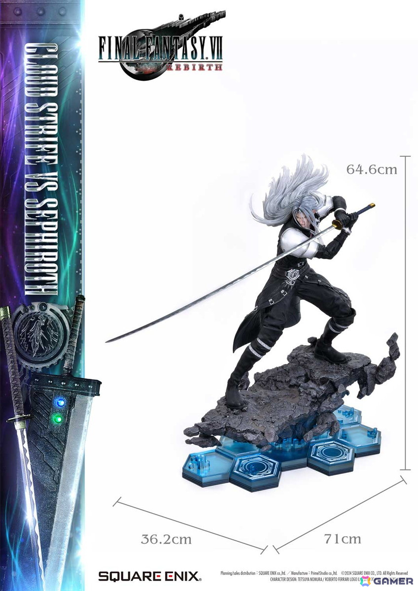 「ファイナルファンタジーVII リバース」よりクラウドとセフィロスの1/4スケールフィギュアが「スクウェア・エニックス マスターライン」の新作として登場！の画像56