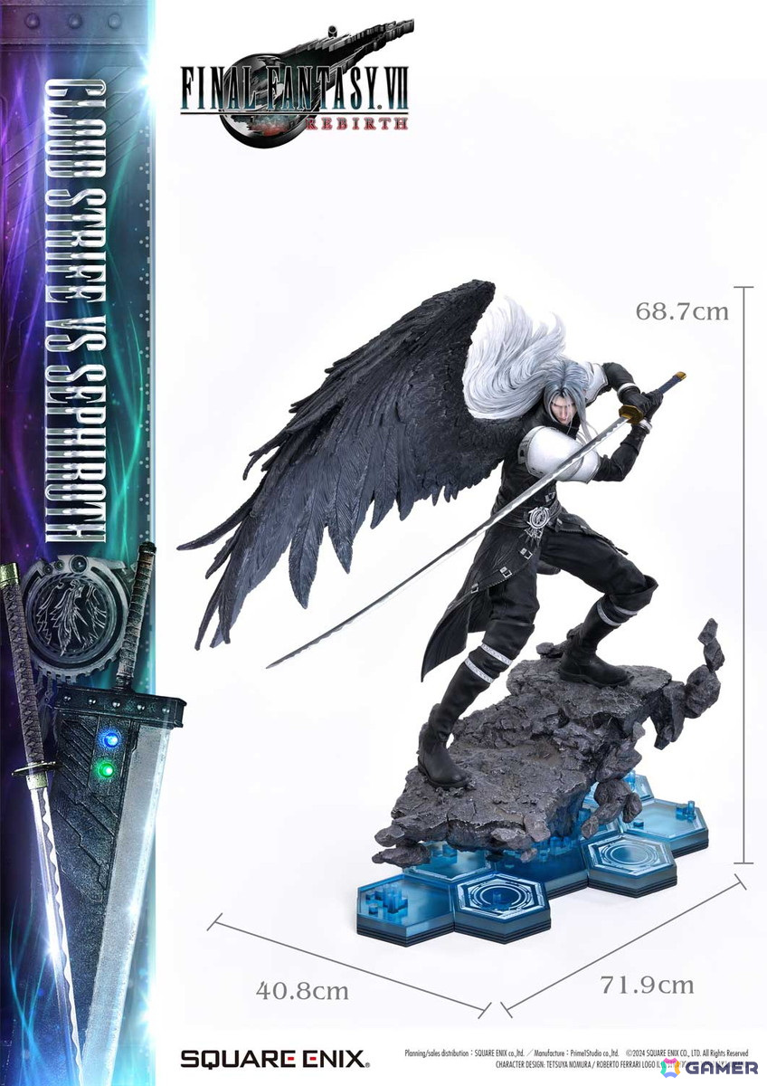 「ファイナルファンタジーVII リバース」よりクラウドとセフィロスの1/4スケールフィギュアが「スクウェア・エニックス マスターライン」の新作として登場！の画像57