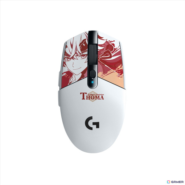 ロジクールGのワイヤレスゲーミングマウス「G304」と「原神」のコラボデザインを3モデルが2025年1月23日に発売！早柚、トーマ、鹿野院平蔵がラインナップの画像2