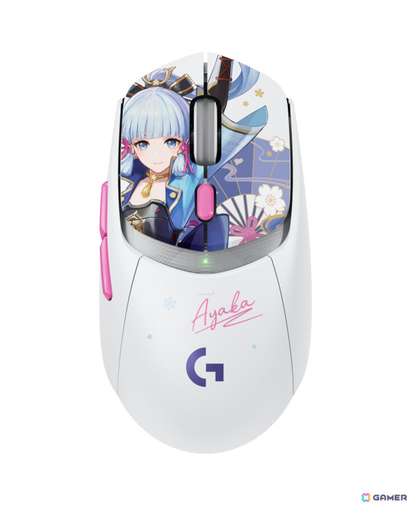 ロジクールGのワイヤレスゲーミングマウス「G304」と「原神」のコラボデザインを3モデルが2025年1月23日に発売！早柚、トーマ、鹿野院平蔵がラインナップの画像4