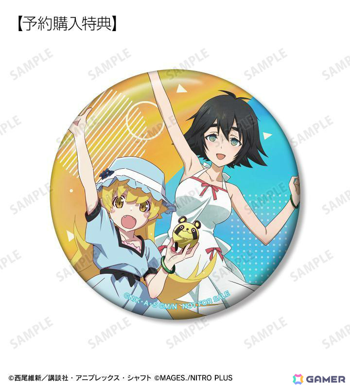 物語シリーズ×STEINS;GATE」描き下ろしコラボイラストのアクスタや