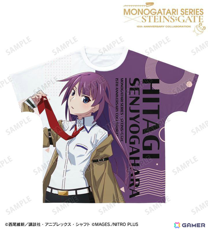物語シリーズ×STEINS;GATE」描き下ろしコラボイラストのアクスタや