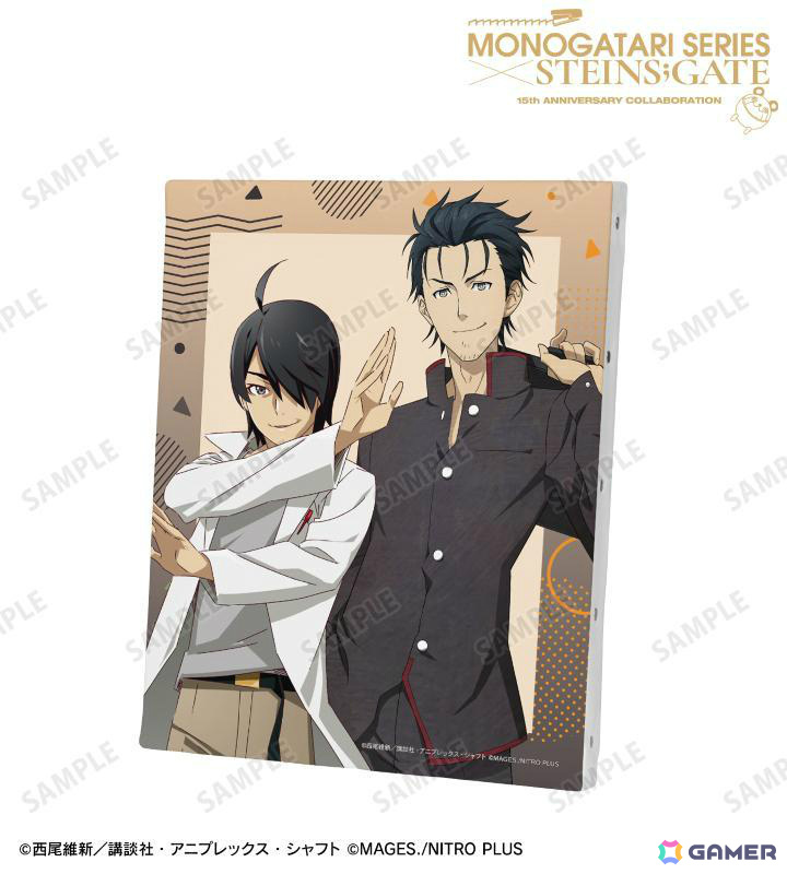 物語シリーズ×STEINS;GATE」描き下ろしコラボイラストのアクスタや